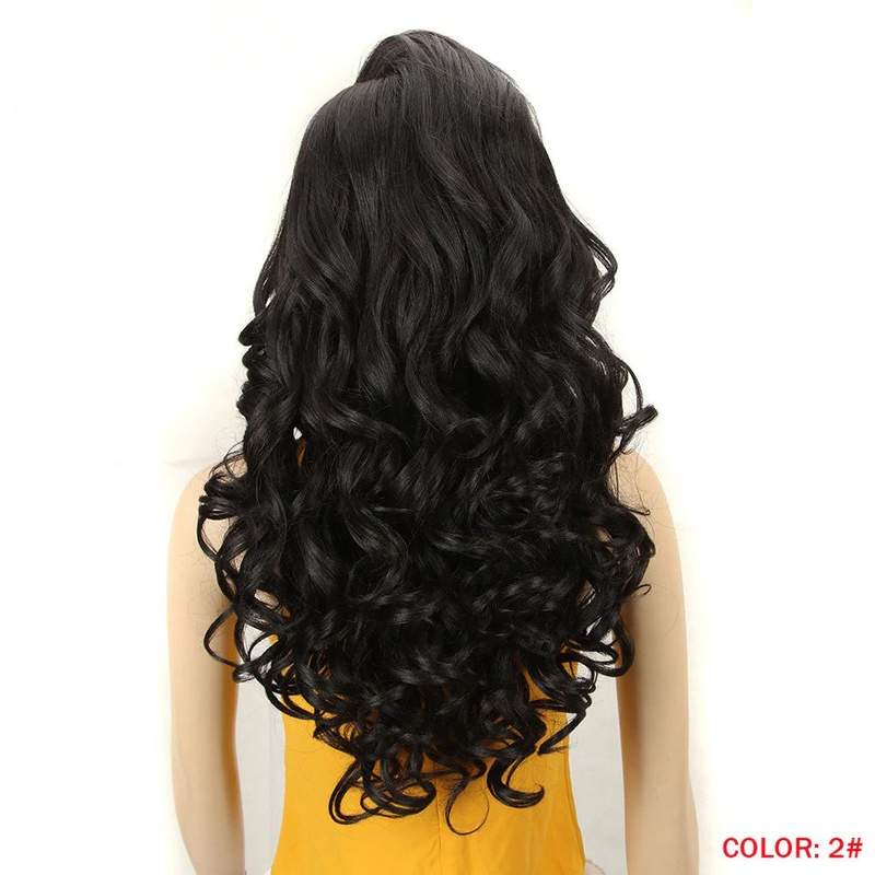 Hair Synthetic Wig Long Wavy - Trendycomfy