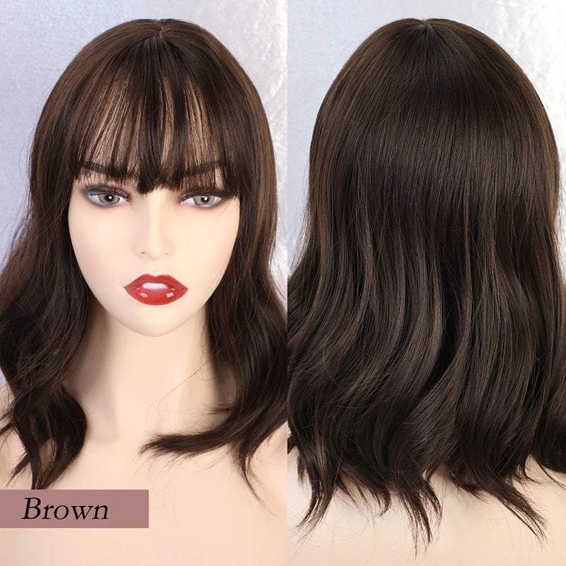 Short Natural Wave Hair Synthetic Wigs - Trendycomfy