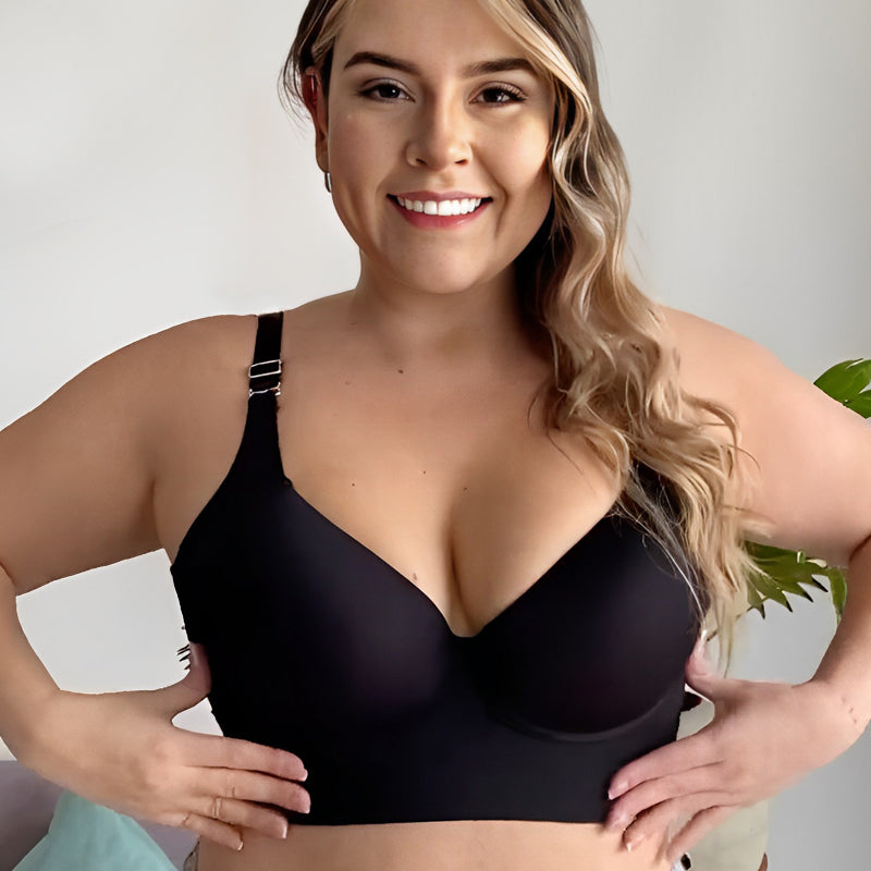 Fashion Deep Cup Bra Hides Back Fat & Side Bra Fat,Full Back Coverage Bra,  Comfortable Wireless Bras (Skin,42D) : : Clothing, Shoes &  Accessories