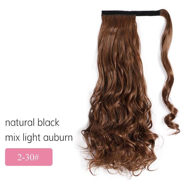 Long Silky Straight Clip In Synthetic Wig - Trendycomfy