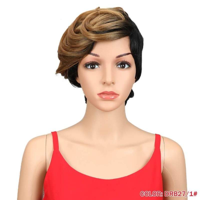 Short Wavy Synthetic Heat Resistant Synthetic Wigs - Trendycomfy