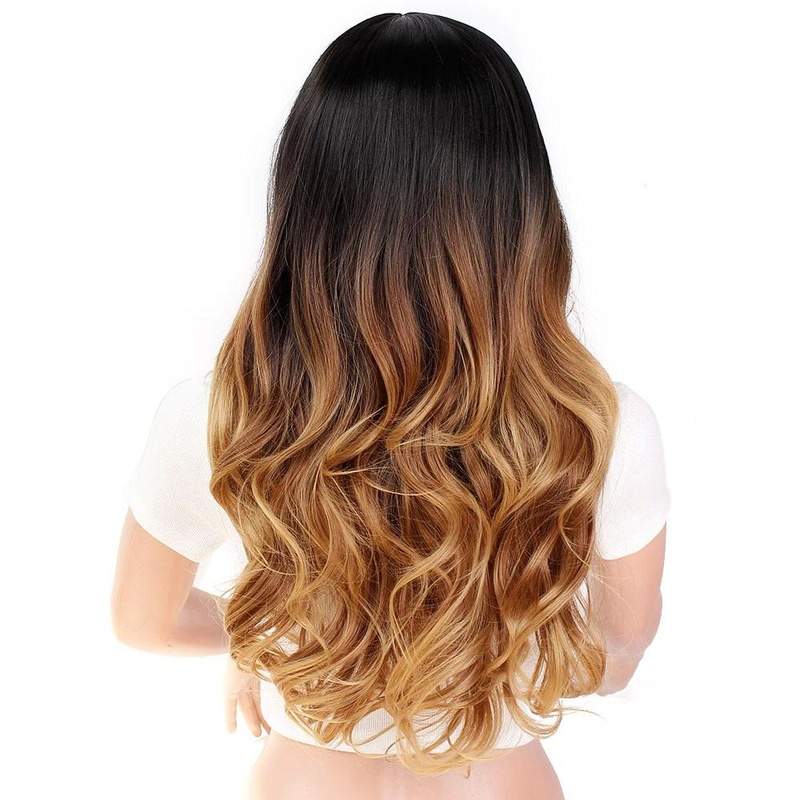 Long Blonde Wavy Wigs Synthetic Daily Party Heat Resistant - Trendycomfy