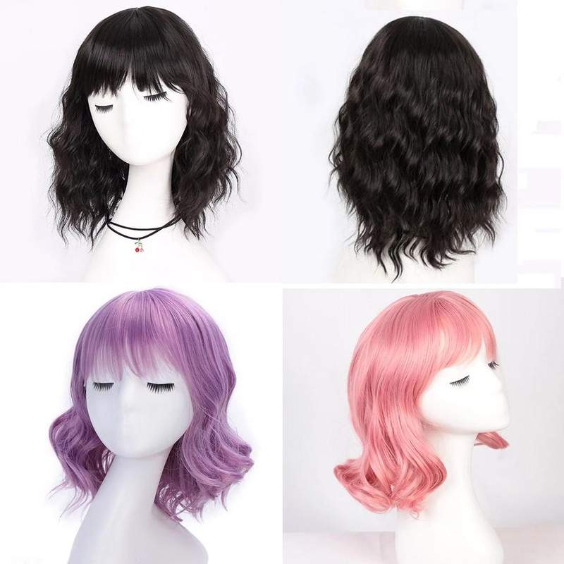 Synthetic Short Wigs With Cosplay Wigs - Trendycomfy