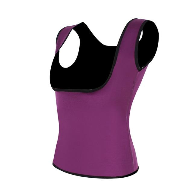 increase sweating burn fat warm comfortable  multilayer  purple